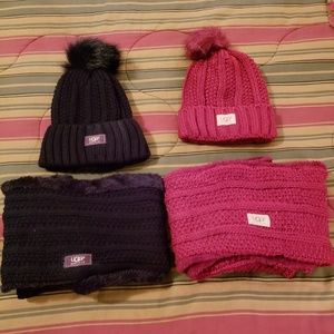 UGG Hat and Infinity Scarf sets